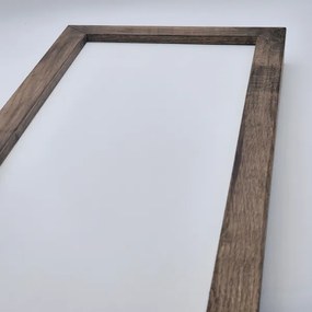 Brilagi - Aplica LED pentru baie WOODY FRAME, 50W/230V, 120x30, IP44, finisaj stejar/nuc