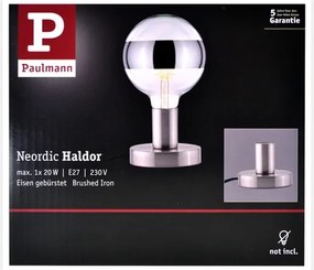 Paulmann 79759 - Lampă de masă HALDOR 1xE27/20W/230V