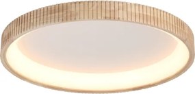 Brilagi - Plafonieră LED FALCON WOOD MODERN, 60 W, 230 V, Ø 80 cm, lemn