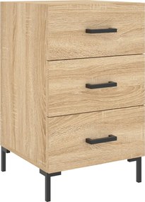 vidaXL Noptieră, stejar sonoma, 40x40x66 cm, lemn compozit