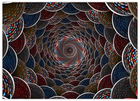 Tablou pe sticlă - Vortex (70x50 cm)