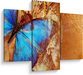 Tablou - Fluture albastru (90x60 cm)