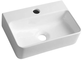 Chiuvetă mică pentru WC albă din ceramică 36x25 cm Gerda – Sapho