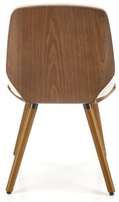 Scaun plusat K511 crem/nuc