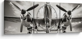 Tablou - Warbird (cu ceas) (90x30 cm)