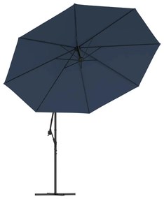 Umbrela de soare suspendata 3,5 m, Albastru Bleumarin