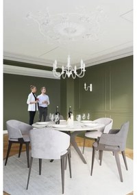 Lustră pe lanț MINERWA 7 7xE14/40W/230V alb