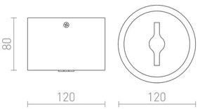 Spot LED dimabil KELLY LED/15W/230V alb RED-Design Rendl-R12633