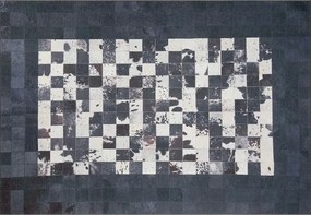 Covor JAZZ CHENILLE, 75x150 cm, forma dreptunghiulara, poliester, alba