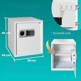 Deuba Seif de securitate Defer Plus - 35x40x40cm - gri