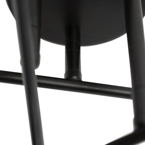 Plafoniera inteligentă neagră cu 6 lumini, inclusiv Wifi G95 - Sydney