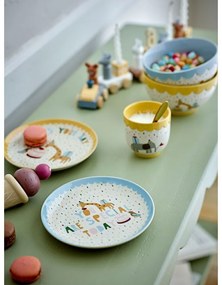 Bol pentru copii galben/crem din gresie ø 13,5 cm Celebrate – Bloomingville Mini