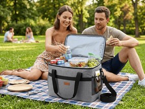 Geanta termica de calatorie CAMP TOUR 40L, gri