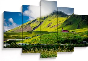 Tablou cu peisaj montan (150x105 cm)