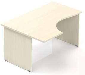 Masa ergonomica Visio 140 x 100 cm, stanga, paltin