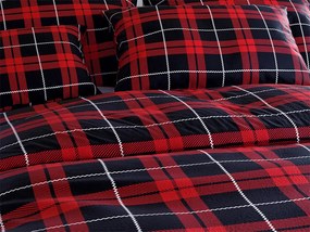 Lenjerie cocolino ALBURY rosie Dimensiune lenjerie de pat: 2 buc 70 x 90 cm | 200 x 220 cm