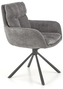 Scaun rotativ K495 stofa gri