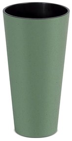 Ghiveci pentru flori ECO WOOD, 20 cm, rotund, verde