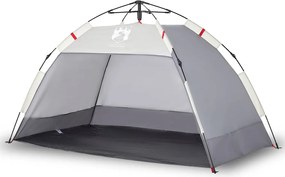 vidaXL Cort camping 2 persoane gri impermeabil setare rapidă