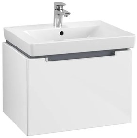 Mobilier suspendat Villeroy & Boch, Subway 2.0, pentru lavoare incastrabile, 58,7 x 45,4 cm, alb lucios