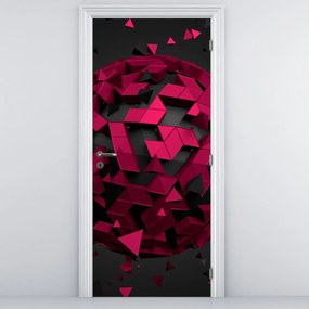 Fototapet pentru ușă - 3D abstract (95x205cm)