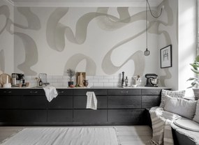 Fototapet, Waves, Beige, Rebel Walls