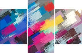 Tablou - Dungi colorate cu pensula (90x60 cm)