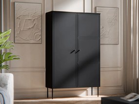 Dulap cu rafturi Godzes Bis (Negru) . 1104634