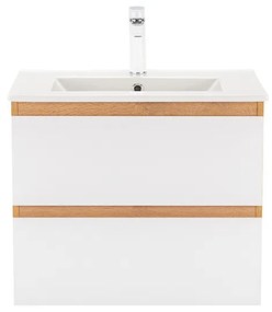 Dulap inferior Vario Forte 60 cu lavoar stejar-alb