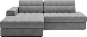 Coltar extensibil stanga 3 locuri ELTAP, LT-85MO, Blezalt, 240x150x82 cm, lemn/poliester, gri