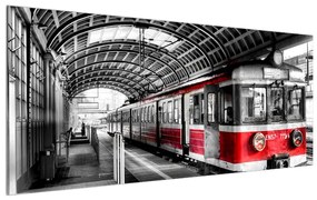 Tablou cu tren istoric (120x50 cm), în 40 de alte dimensiuni noi