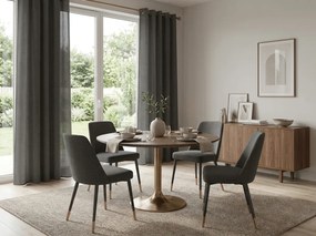 Perdea TAVIO 140x250 cm, gri-maro Agatat: Rejansa