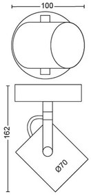 Spot LED SCENE SWITCH BYRE 1xLED/4,3W/230V 2200-2700K Philips