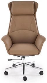 Scaun de birou Ederson piele ecologica cappuccino H131 cm