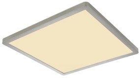 Plafoniera LED design modern Sapana nichel 42x42cm