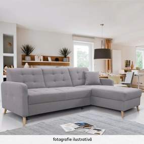 Coltar de colt universala, gri mix, VISBY