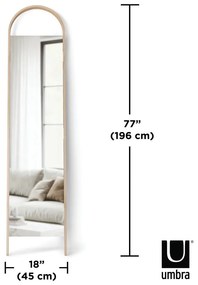 Oglindă de podea 45x196 cm Bellwood – Umbra