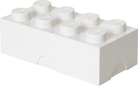 Cutie pentru gustări 10 x 20 x 7,5 cm, mai multe variante - LEGO Culoare: alb