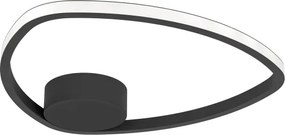 Eglo 902148 - Plafonieră LED MOSCHELLA LED/9,7W/230V, neagră