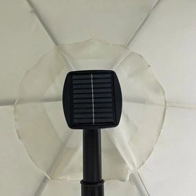 Umbrelă reglabilă AVENBERG SUNNY LED 300, diametru 3M, bej