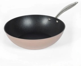 Tigaie wok 28cm, invelis non-stick, Metallic