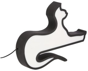 Veioză pentru copii neagră Cat – Candellux Lighting