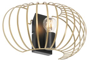 Lampa de perete de design din alamă 39 cm - Johanna