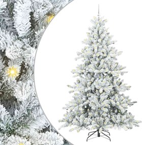 vidaXL Brad de Crăciun artificial cu ramuri articulare Alb 240 cm