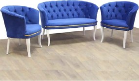 Canapea Milano culoare albastru 2 locuri