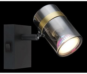 Aplica cu spot design industrial Trabby negru