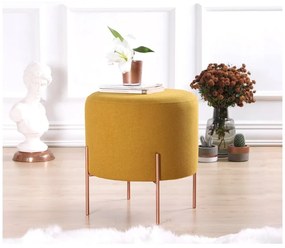 Taburet galben muștar Copper – Artie