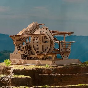 Puzzle 3D pistă pentru bile de sticlă, spirală RoboTime