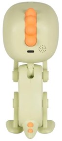 Veioză LED dimabilă de veghe cu ceas deșteptător pentru copii ROBOT LED/1W/5V 1200 mAh