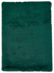 Covor Think Rugs Super Teddy, 80 x 150 cm, verde smarald